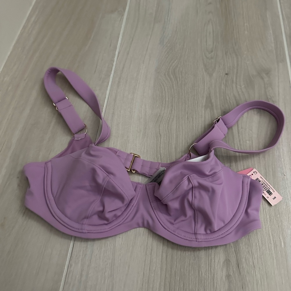 Victoria Secret Light Purple Violet Cupped Bikini Top